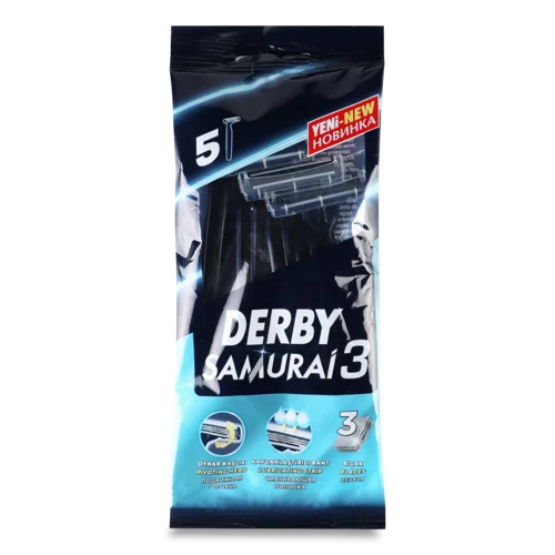 Голова для бритви Трилезовий Derby, 5 шт, в/ґ