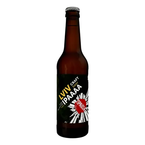 Пиво 0.33л 4% світле нефільтроване непастеризоване Lviv IPA Правда пл
