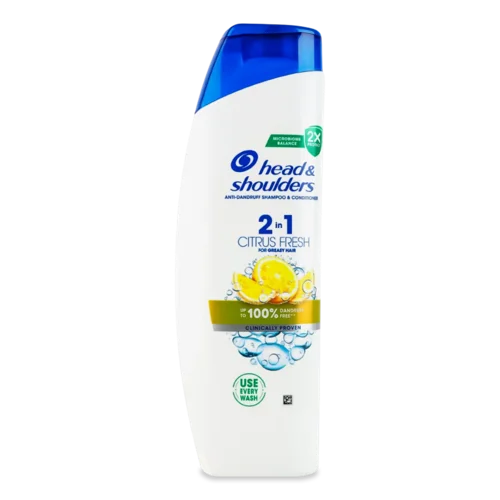 Шампунь проти лупи Head & Shoulders Цитрус 2-в-1