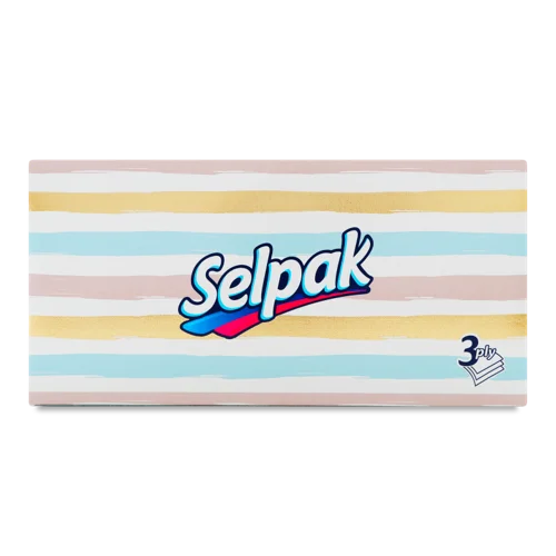Косметичні Серветки Тришарові Selpak, Гігієнічні, 50шт