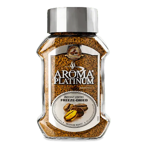 Кава Aroma Platinum розчинна вищого ґатунку, 100г