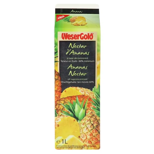 Нектар WeserGold ананас 1л