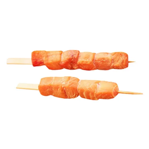 Лосось шматочки гарячого копчення охолоджені