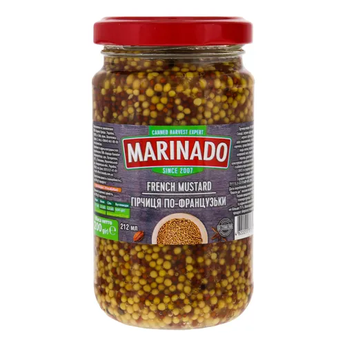 Гірчиця по-французьки Marinado с/б 200г