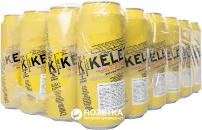 Пиво Keler світле в залізній банці, 0,5л