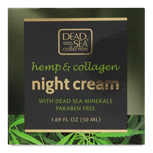 Крем Нічний З Мінералами Hemp&Collagen Dead Sea Collection, 50мл