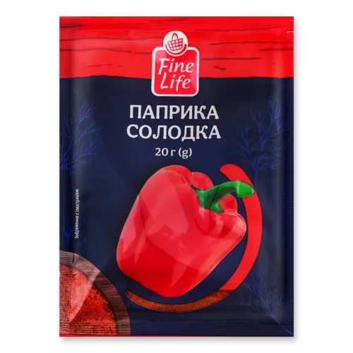 Паприка Солодка Fine Life, В/ґ, М/у 20г