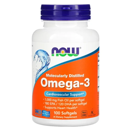 Риб'ячий жир Now Foods Omega-3 100 гелевих капсул