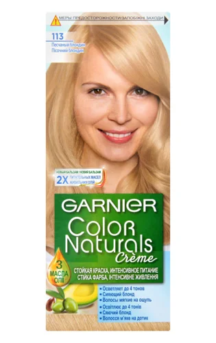 Фарба Для Волосся Color Naturals Пісочний Блондин №113 Garnier, В/ґ