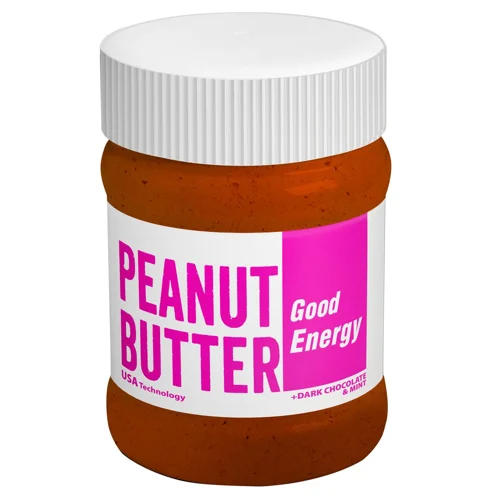 Паста арахісова Good Energy з чорним шоколадом та м'ятою 250г