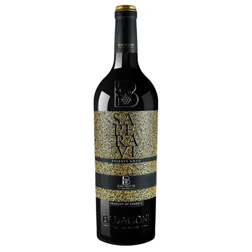 Вино Badagoni Saperavi Reserve червоне сухе 14% 0,75л