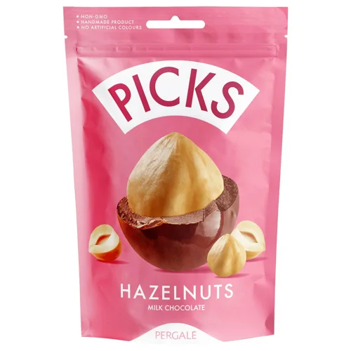 Драже Picks Лісовий горіх в молочному шоколаді 90г