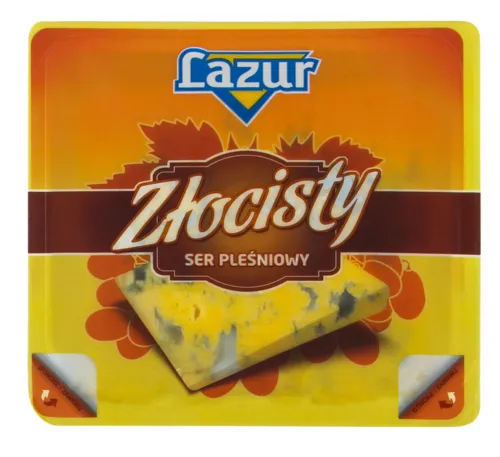 Сир 50% золотистий з пліснявою Lazur п/у 100г
