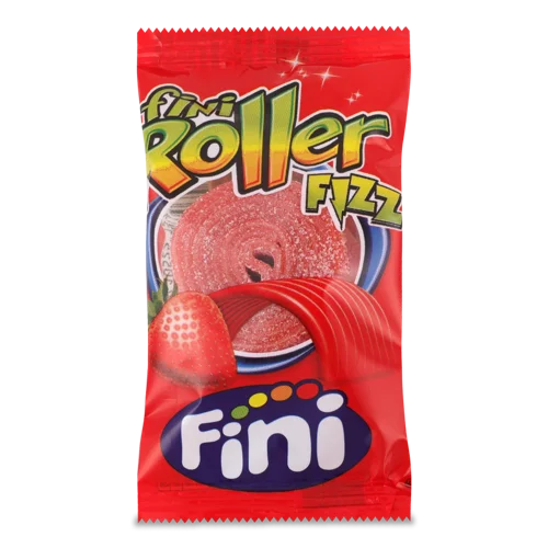Желейна Цукерка Strawberry Roller Fini, Міжнародний Вищий Ґатунок, 20г