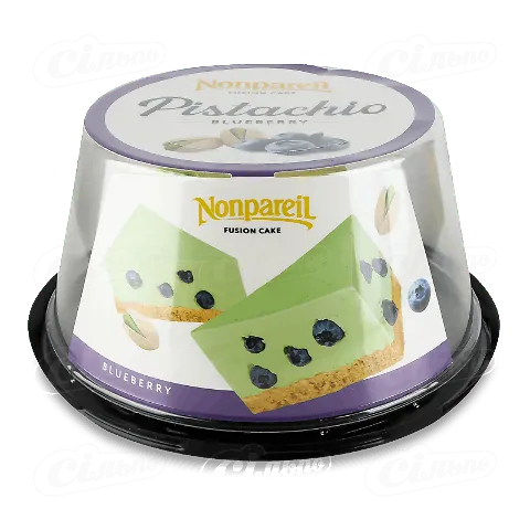 Торт Nonpareil Фісташка з лохиною, 500г