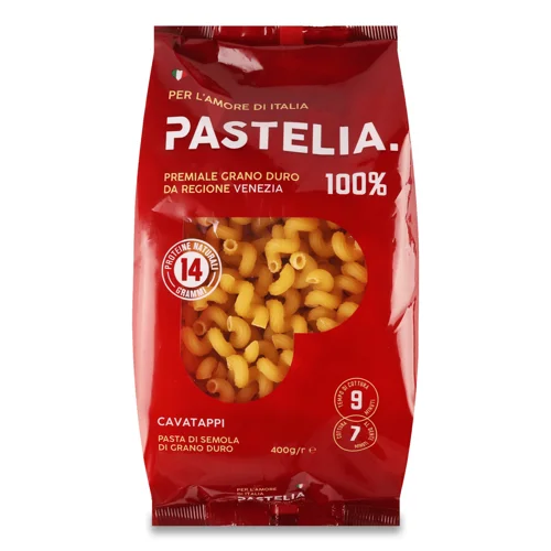 Вироби макаронні Pastelia Cavatappi,400г