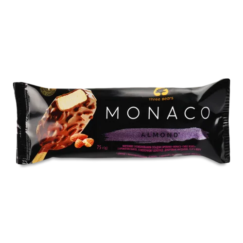 Морозиво 12% Almond Monaco, в/ґ, 75 г