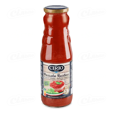 Томати Cirio Rustica подрібнені з базиліком 680г
