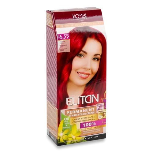 Крем-фарба Elitan intensive 6.55 Імперський рубін