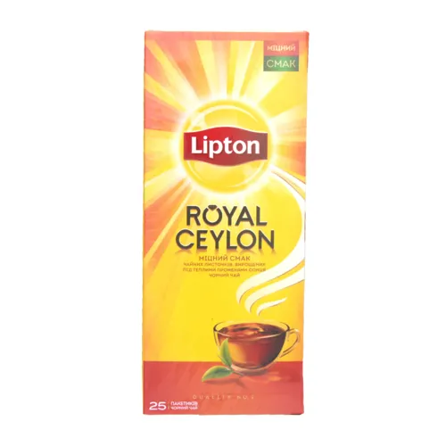 Чай чорний байховий Royal Ceylon Lipton
