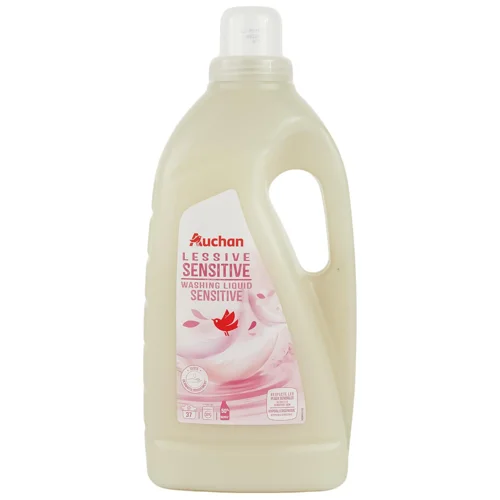 Гель для прання Auchan Sensitive Дбайливий догляд 2л