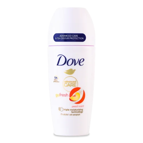 Антиперспірант Кульковий Dove Go Fresh Advanced Care Peach Scent 50мл