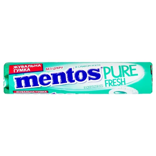 Жувальна гумка Mentos PUREFRESH Roll солодка м'ята 15.75г