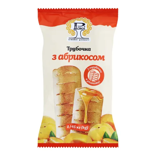 Трубочка з абрикосом Рома м/у 0.145кг