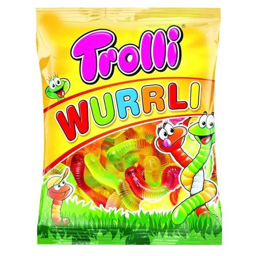 Мармелад Trolli Черв'ячки з фруктовим соком 200г