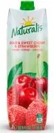Напій Naturalis вишнево-черешнево-полуничний 1л