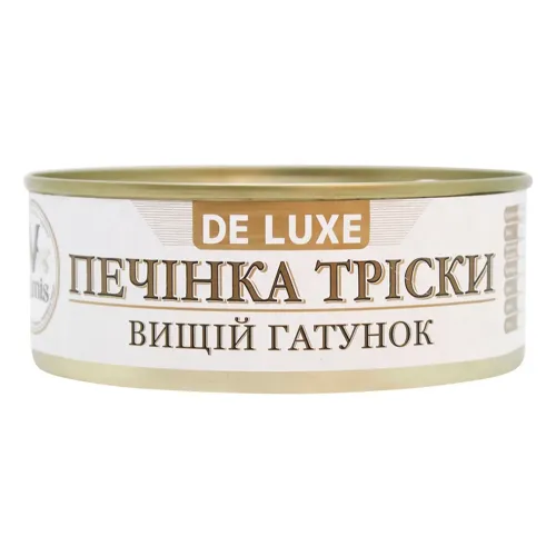 Печінка тріски De Luxe Valmis 230г