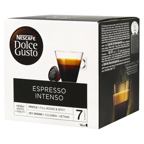Кава в капсулах Nescafe Dolce Gusto Espresso Intenso 112г 16шт