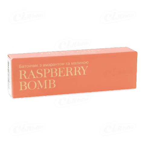 Батончик Green Chef Raspberry Bomb з амарантом та малиною 20г