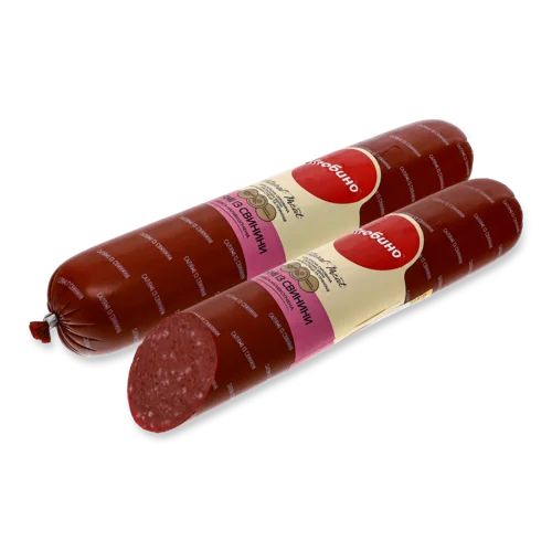 Ковбаса Салямі Напівкопчена Свинина Глобино н/к, кг