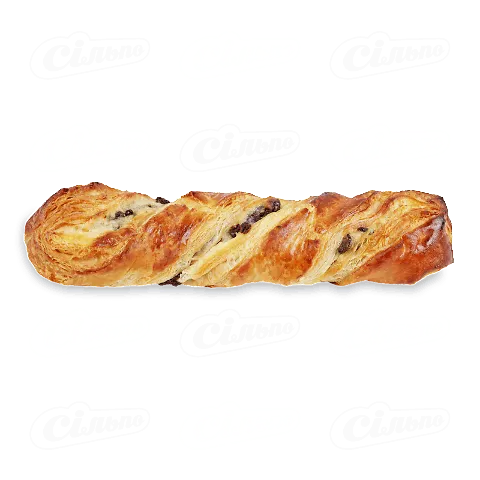 Булочка плетена з шоколадом, 90г