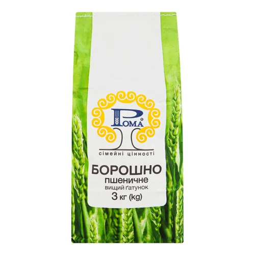 Борошно пшеничне Рома м/у 3 кг
