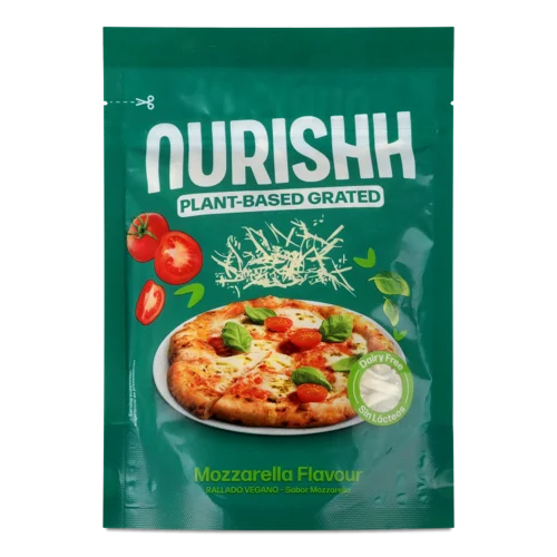Сир Рослинний Тертий З Ароматом Моцарели Nurishh, д/п, 150г