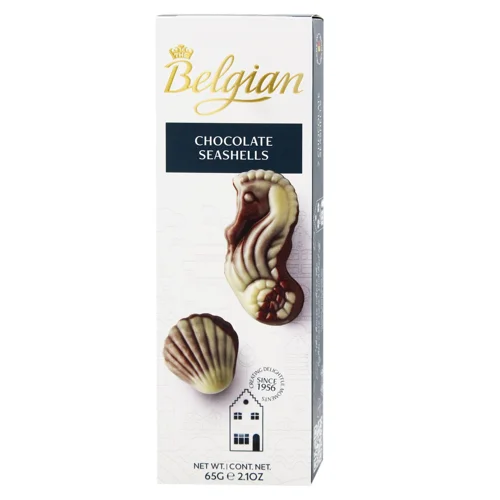 Цукерки Belgian Seashells 65г
