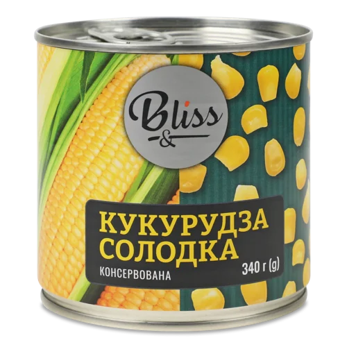 Солодка Кукурудза Консервована, В/ґ, Ж/Б 425 Мл