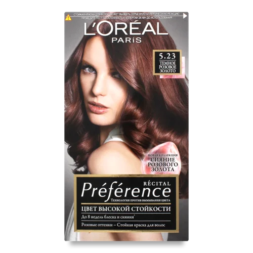 Крем-фарба Для Волосся №5.23 Темне Рожеве Золото Preference L'Oreal Paris, В/ґ