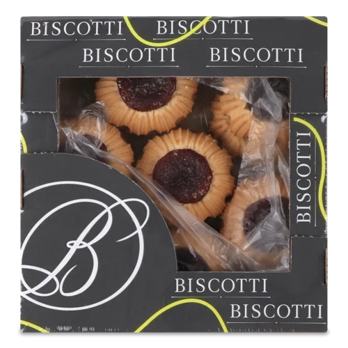 Печиво Здобне Пісочно-Відсадне Шарлотка Фруктова Biscotti к/у, 0.305кг