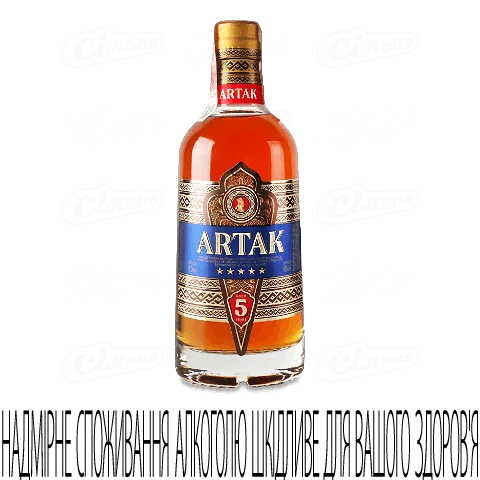Коньяк Artak 5 зірок 40% 0,5л