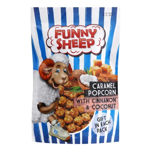 Попкорн Cinnamon&Coconut Caramel Funny Sheep д/п 100г