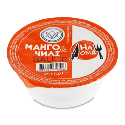Соус Манго І Чилі, Вищого Ґатунку, Упаковка П/Пл, 45г