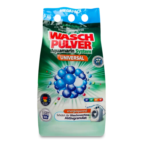Пральний Порошок Universal Aquamarin System Wash Pulver, 9 кг