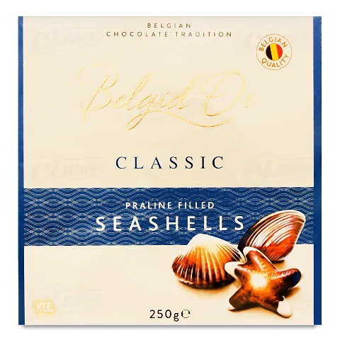 Цукерки Belgid'Or «Морські мушлі», 250г
