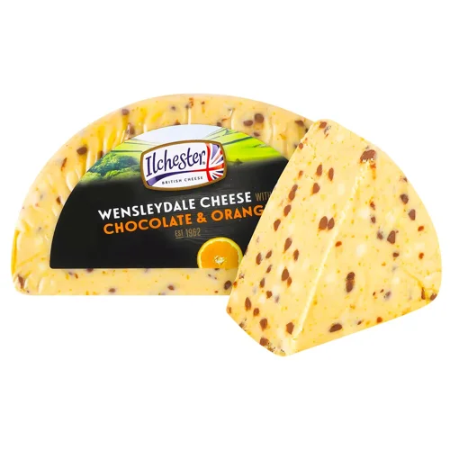 Сир Ilchester Wensleydale з шоколадною стружкою та апельсином 48%