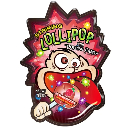 Цукерки Striking Lollipop Полуниця 13,8г