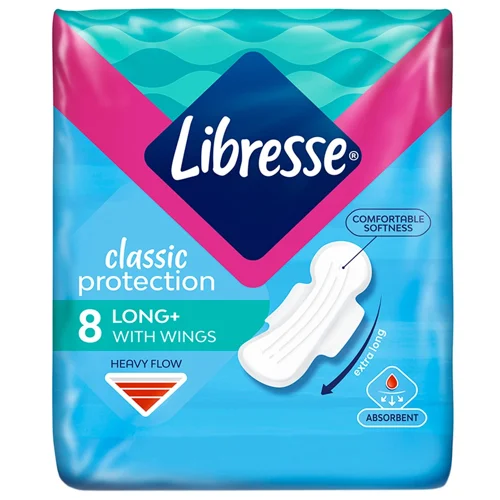 Прокладки гігієнічні Libresse Classic Protection Long 8шт