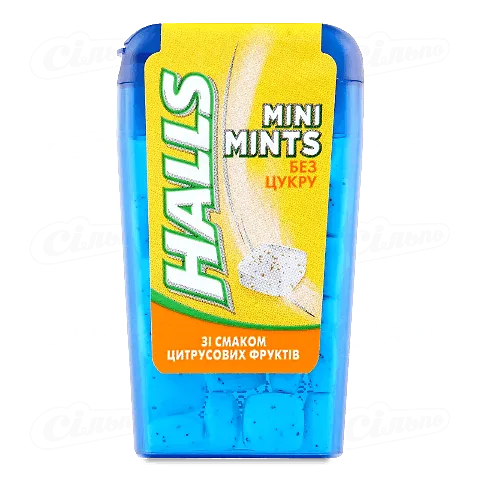 Льодяники Halls зі смаком цитрусових фруктів, 12,5г